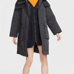Jordan Women's Black Puffer Coat